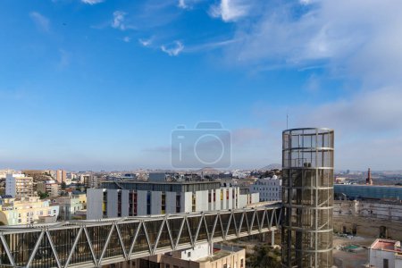Ascenseur panoramique appelé Ascenseur Panoramico, dans la ville espagnole de Carthagène