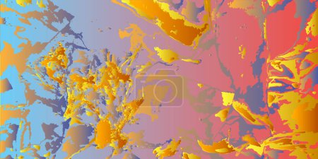 Illustration for Color creative background for business cards and flyers. Abstract graphics. Vector illustration - Royalty Free Image