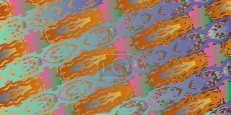 Illustration for Abstract background from gradient elements. Background of colored spots. Abstract colorful background. Vector illustration - Royalty Free Image