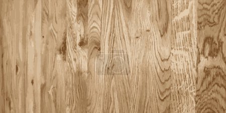 Oak parquet board. Wood texture. Vector illustration