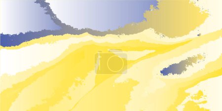 Painting in the style of abstractionism. Impressionism. Colored vector illustration