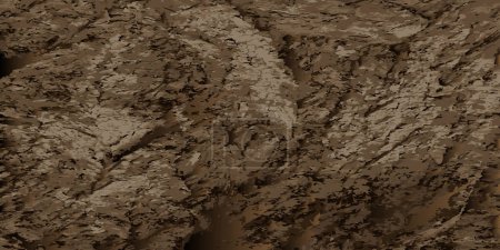Illustration for Clay soil texture. Loose soil with clay. Vector illustration - Royalty Free Image