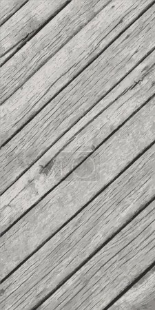 Illustration for Texture of old wood. Panel made from old boards. Vintage background. Vector illustration - Royalty Free Image