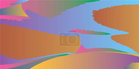 Farbiger Hintergrund mit abstrakten Punkten. Gefleckter farbiger Hintergrund. Vektorillustration