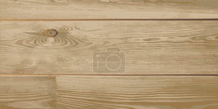 Illustration for Curved pine wood texture. Pine texture. Vector illustration - Royalty Free Image