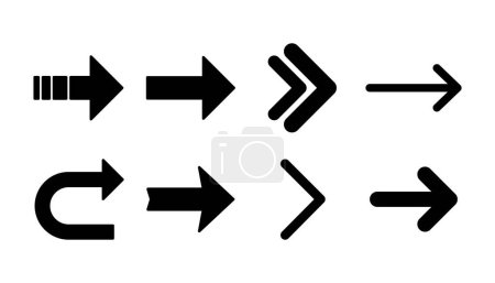 Illustration for Arrow icon. Arrow symbol. Arrow icon for your web design. - Royalty Free Image