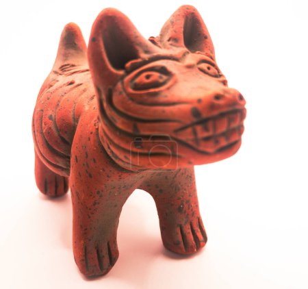 Instrument préhispanique du Mexique, Tlapitzalli : flûte boueuse, en forme de chien (xoloitzcuintle) Instrument préhispanique du Mexique, Tlapitzalli : flûte boueuse, en forme de chien (xoloitzcuintle
)