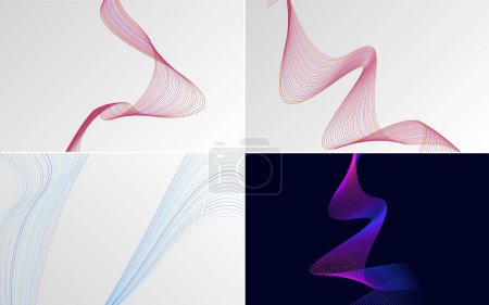 Illustration for Use these vector backgrounds to add a modern touch to your project - Royalty Free Image