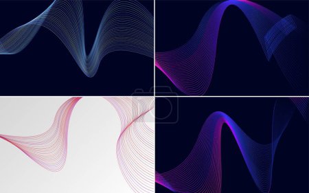 Illustration for Use these vector backgrounds to elevate your designs - Royalty Free Image