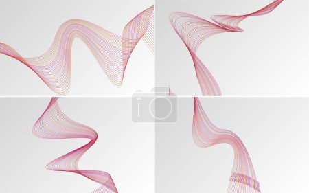Illustration for Use this pack of vector backgrounds to add a touch of fun to your designs - Royalty Free Image