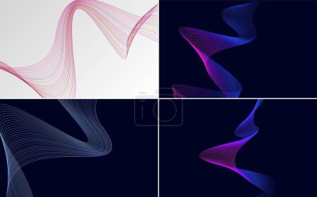 Illustration for Use these vector backgrounds to add a modern touch to your project - Royalty Free Image