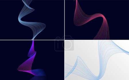 Illustration for Use these vector backgrounds to add a unique touch to your design - Royalty Free Image