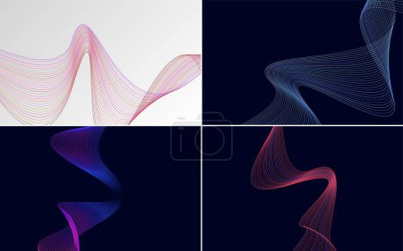 Illustration for Use these vector backgrounds to create a polished. professional look. - Royalty Free Image