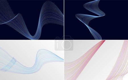 Illustration for Use these vector backgrounds to add interest to your presentations - Royalty Free Image