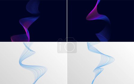 Illustration for Use these vector backgrounds to elevate your project and create a cohesive aesthetic. - Royalty Free Image
