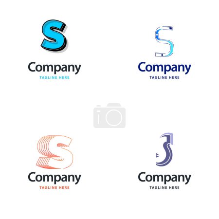 Foto de Letra S Diseño de Logo Grande Diseño de Logotipos Creativos Modernos para su negocio - Imagen libre de derechos