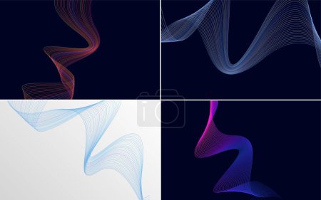 Photo for Use these vector backgrounds to create a professional look - Royalty Free Image