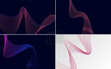 Illustration for Use these vector backgrounds to add visual interest to your presentations - Royalty Free Image