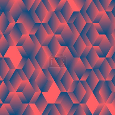 Illustration for Grid Mosaic Background. Creative Design Templates - Royalty Free Image