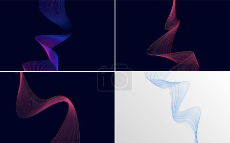 Illustration for Use this pack of vector backgrounds to add visual interest to your designs - Royalty Free Image