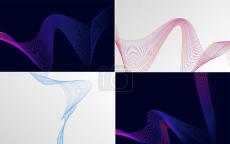Illustration for Use these vector backgrounds to create a professional look - Royalty Free Image