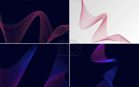 Illustration for Use these vector backgrounds to add depth and texture to your design - Royalty Free Image