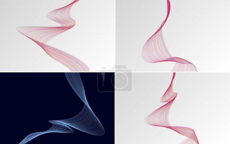Illustration for Use these vector backgrounds to create modern designs - Royalty Free Image