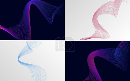 Illustration for Use these vector backgrounds to create a professional look - Royalty Free Image