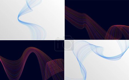 Illustration for Use these vector backgrounds to add a unique touch to your design - Royalty Free Image