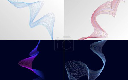 Illustration for Use this pack of vector backgrounds to add a touch of personality to your designs - Royalty Free Image