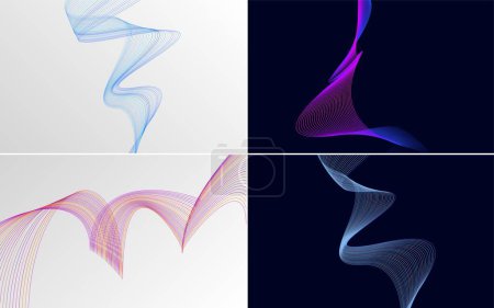 Illustration for Add a touch of fun to your presentation with this vector background pack - Royalty Free Image