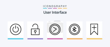 Téléchargez les illustrations : User Interface Line 5 Icon Pack Including minus. user. basic. no. cross. Creative Icons Design - en licence libre de droit