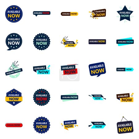 Ilustración de Available Now 25 Versatile Vector Banners for all your Designs - Imagen libre de derechos