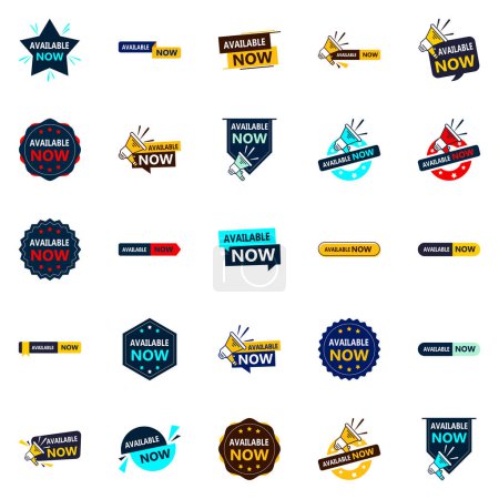 Ilustración de Transform Your Designs with Available Now 25 Vector Banners Pack - Imagen libre de derechos