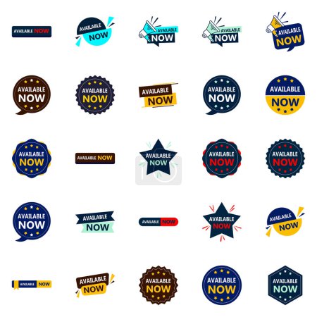Ilustración de Available Now 25 Vector Banners for Compelling Brand Identity - Imagen libre de derechos