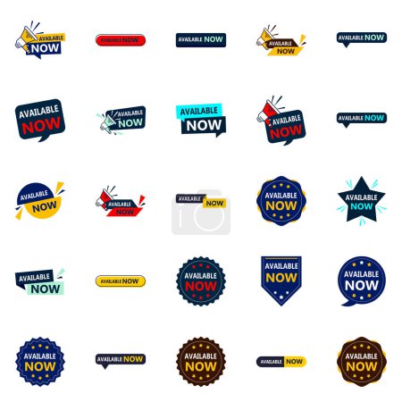 Ilustración de Available Now 25 Eye-catching Vector Banners for Branding and Marketing - Imagen libre de derechos