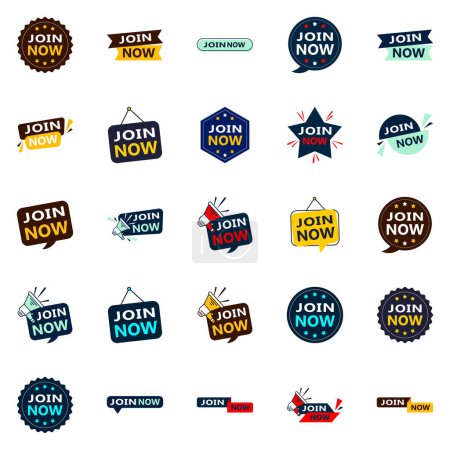 Téléchargez les illustrations : 25 Innovative Typographic Banners for a fresh approach to recruitment promotion - en licence libre de droit