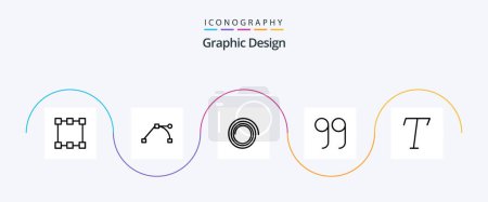 Ilustración de Paquete de iconos de la línea de diseño 5 incluyendo. cerrar. - Imagen libre de derechos
