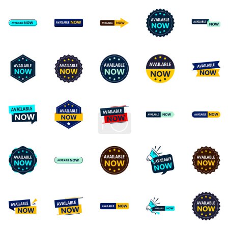 Téléchargez les illustrations : Available Now 25 Vector Banners for a Strong and Engaging Brand Identity - en licence libre de droit