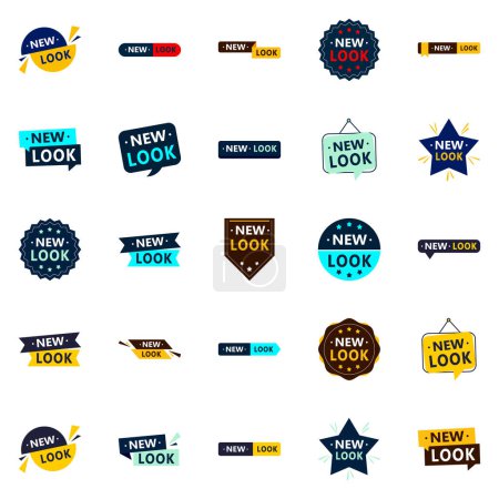 Illustration for 25 Unique Vector Elements for a New Look in advertising - Royalty Free Image