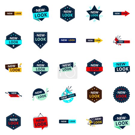 Illustration for New Look 25 Versatile Vector Designs for a new brand direction - Royalty Free Image