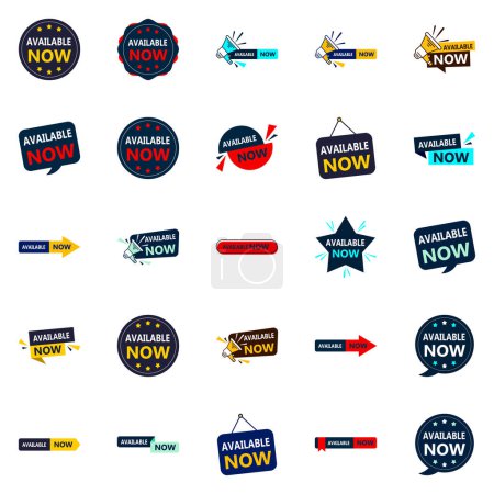 Ilustración de Available Now 25 Professional Vector Banners for All Your Marketing Needs - Imagen libre de derechos