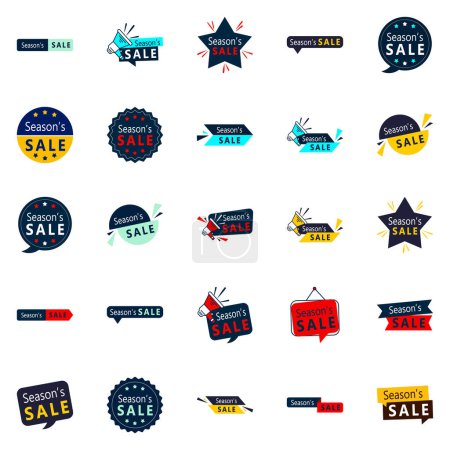 Ilustración de 25 Sales-Increasing Season Sale Graphic Elements for Marketing Campaigns - Imagen libre de derechos
