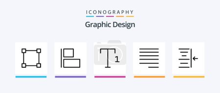 Ilustración de Design Line 5 Icon Pack Including . creative. tick. cross. Creative Icons Design - Imagen libre de derechos
