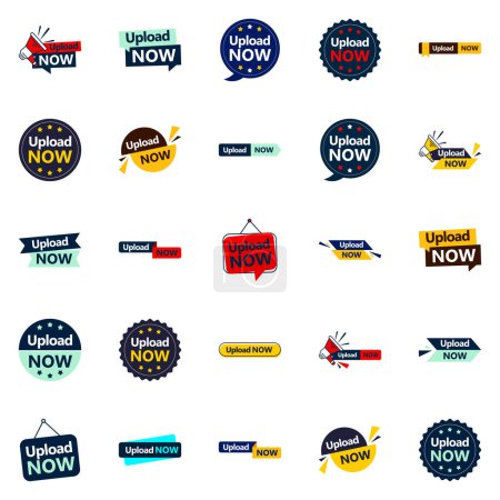 Ilustración de Upload Now 25 Versatile Vector Banners for All Your Advertising Needs - Imagen libre de derechos