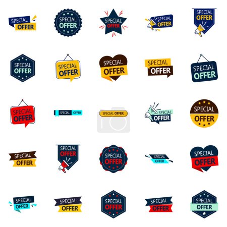 Illustration for Special Offer 25 Versatile Vector Banners for All Your Branding Needs - Royalty Free Image