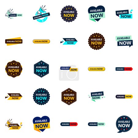 Téléchargez les illustrations : Available Now 25 Premium Vector Banners for Graphic Designers - en licence libre de droit