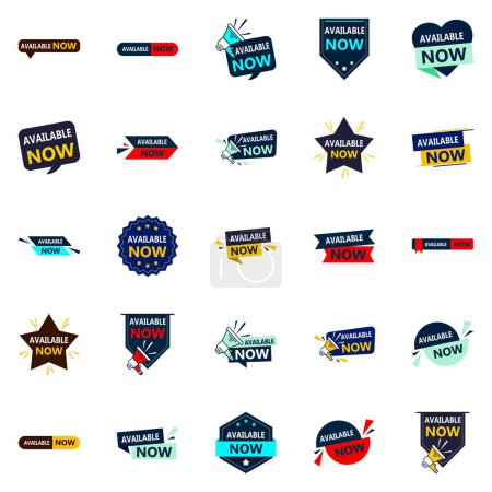 Ilustración de Available Now 25 Vector Banners for All Your Graphic Design Projects - Imagen libre de derechos