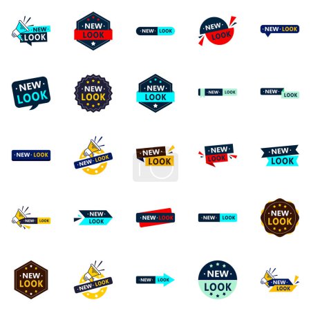 Illustration for New Look 25 Versatile Vector Elements for a new brand direction - Royalty Free Image