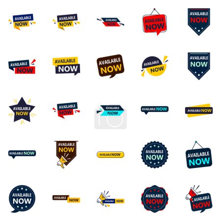 Ilustración de Available Now 25 Vector Banners for Compelling Brand Identity - Imagen libre de derechos